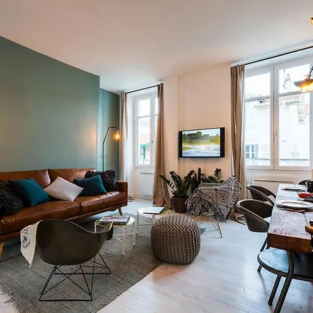 Apartment L'atelier Keyweek Vintage Duplex With Parking Center Biarritz